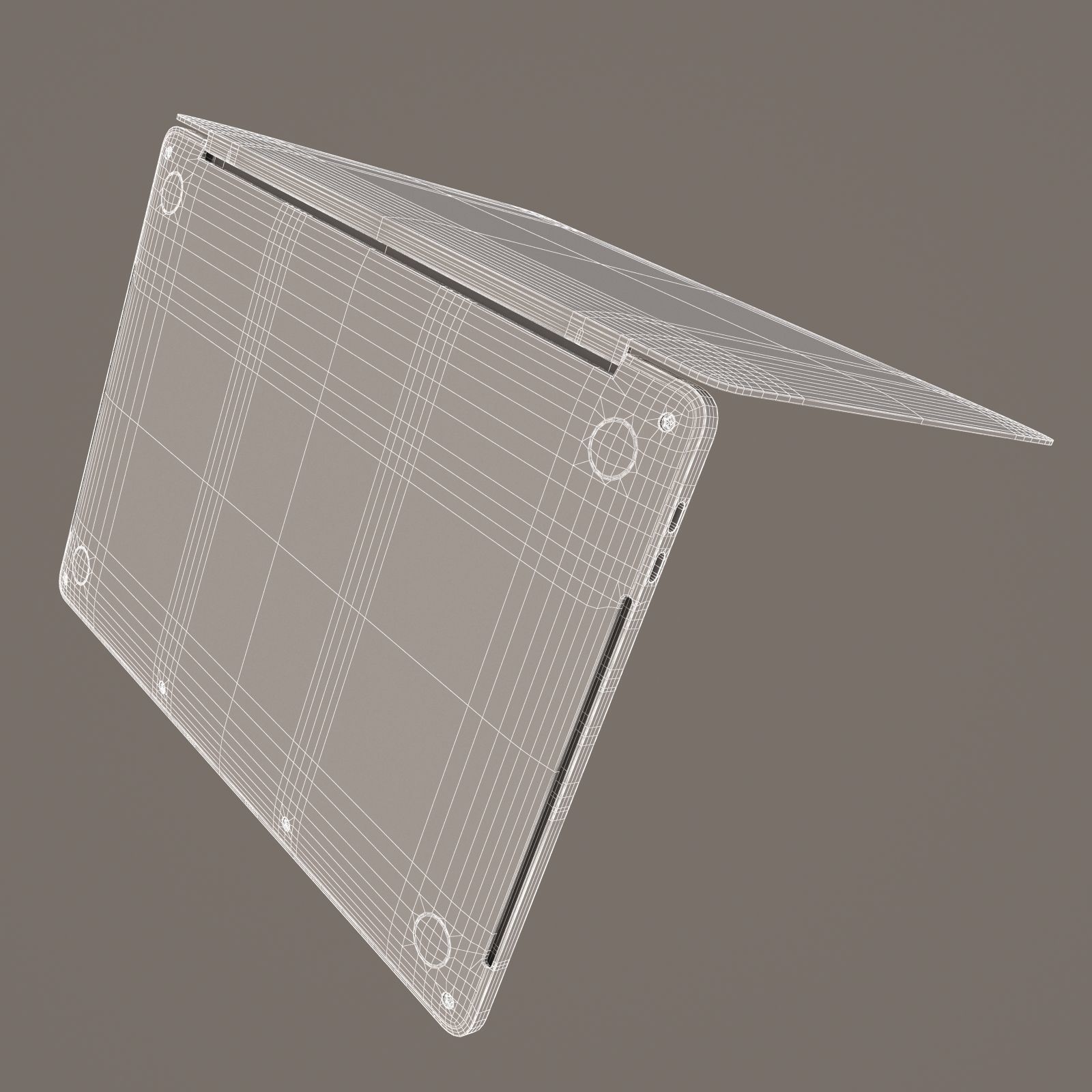 MacBook Pro 13 Inch A1706 Touch Bar Gray 3D model_18