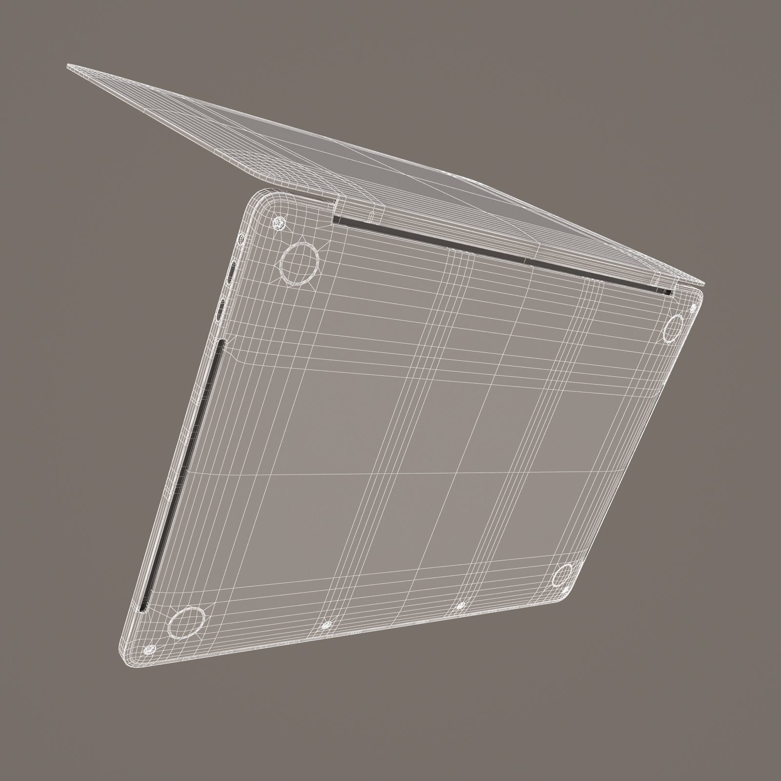 MacBook Pro 13 Inch A1706 Touch Bar Gray 3D model_19