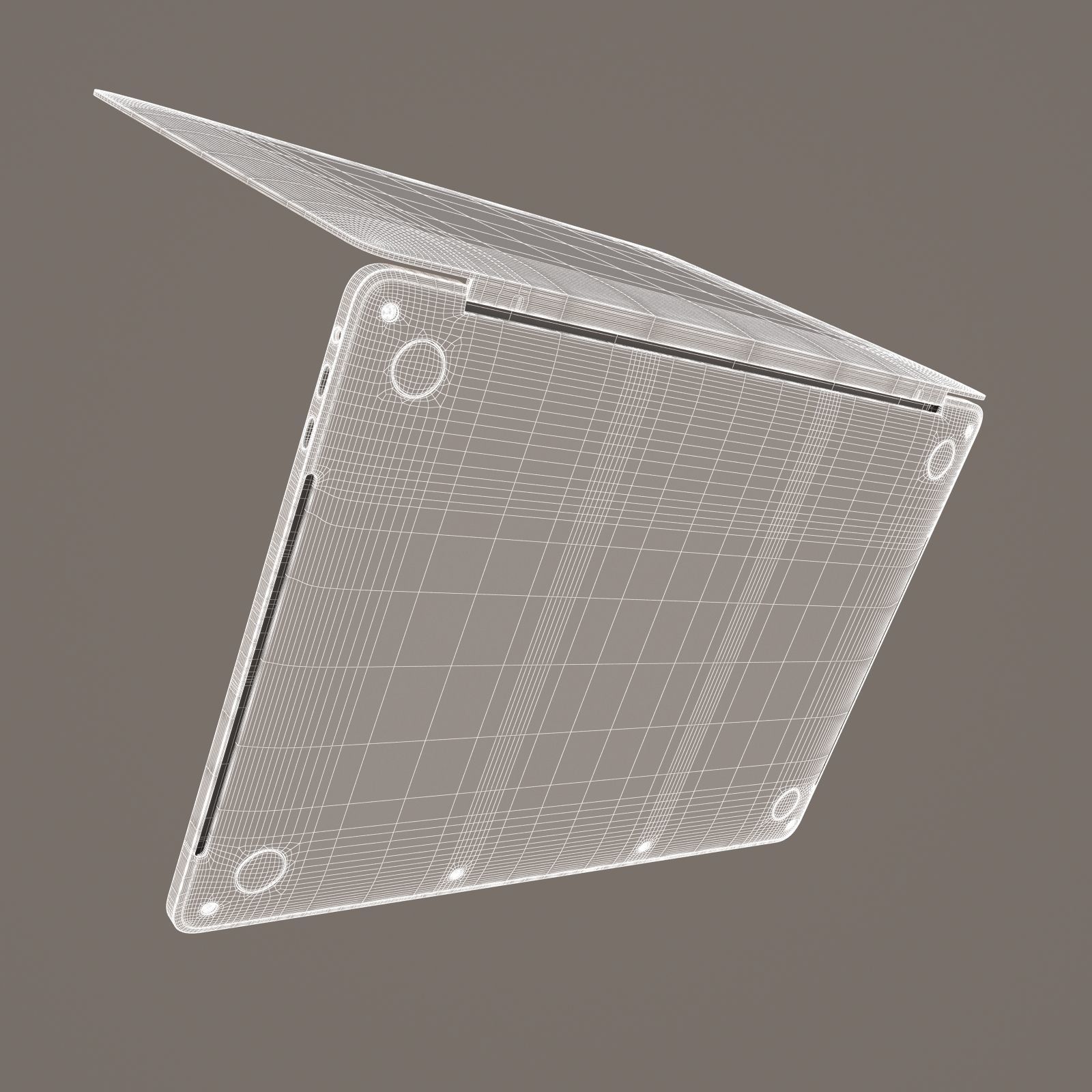 MacBook Pro 13 Inch A1706 Touch Bar Gray 3D model_21