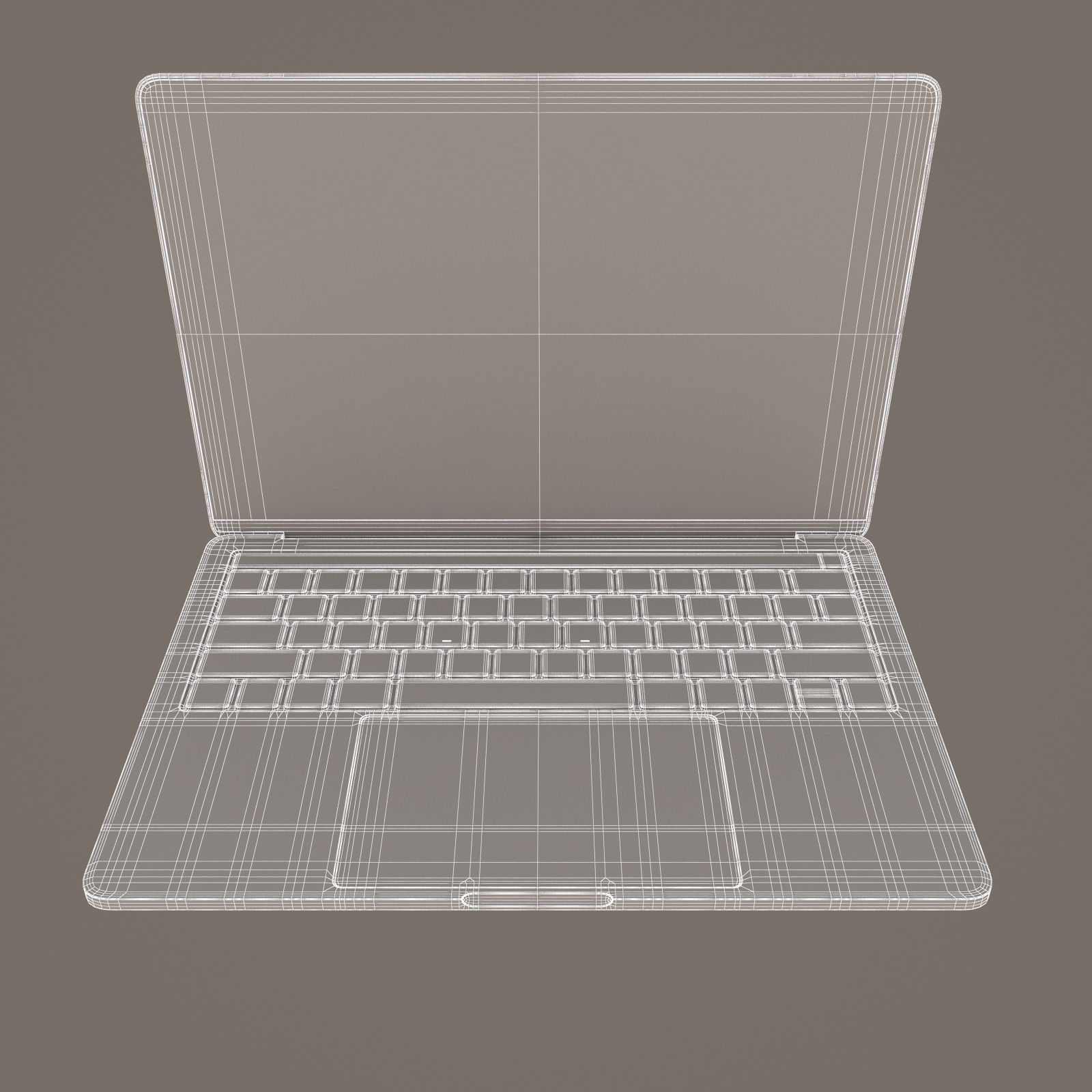 MacBook Pro 13 Inch A1706 Touch Bar Gray 3D model_14