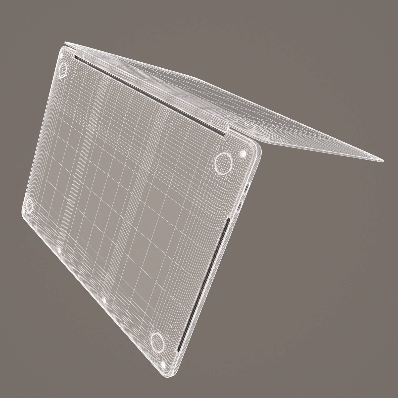 MacBook Pro 13 Inch A1706 Touch Bar Gray 3D model_20