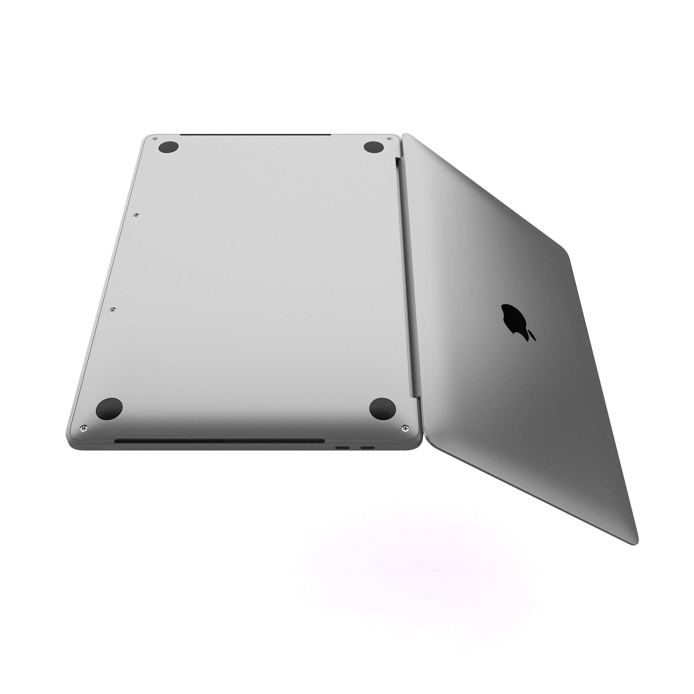 MacBook Pro 13 Inch A1706 Touch Bar Gray 3D model_3