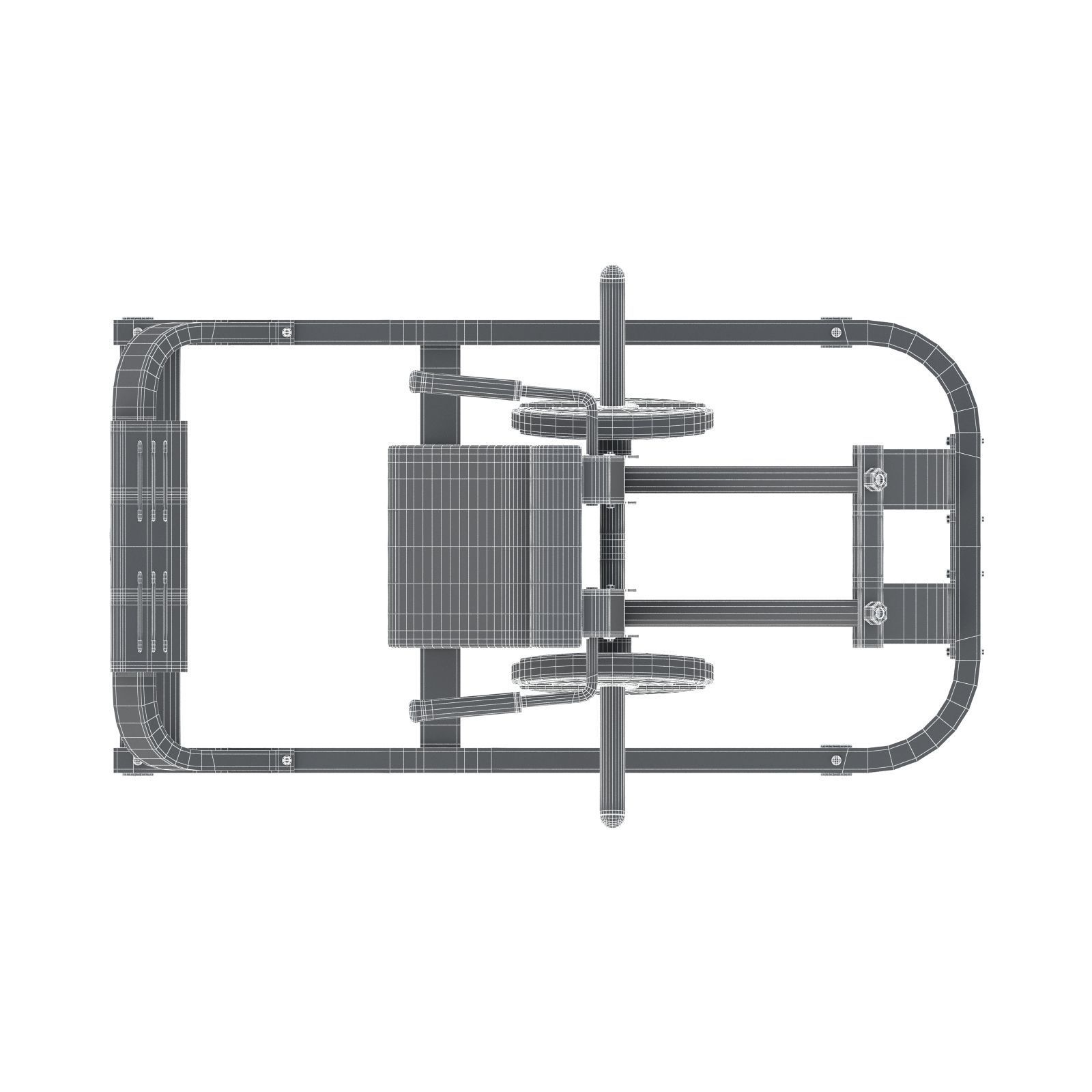 Technogym - Plate Loaded - Calf 3D model_8
