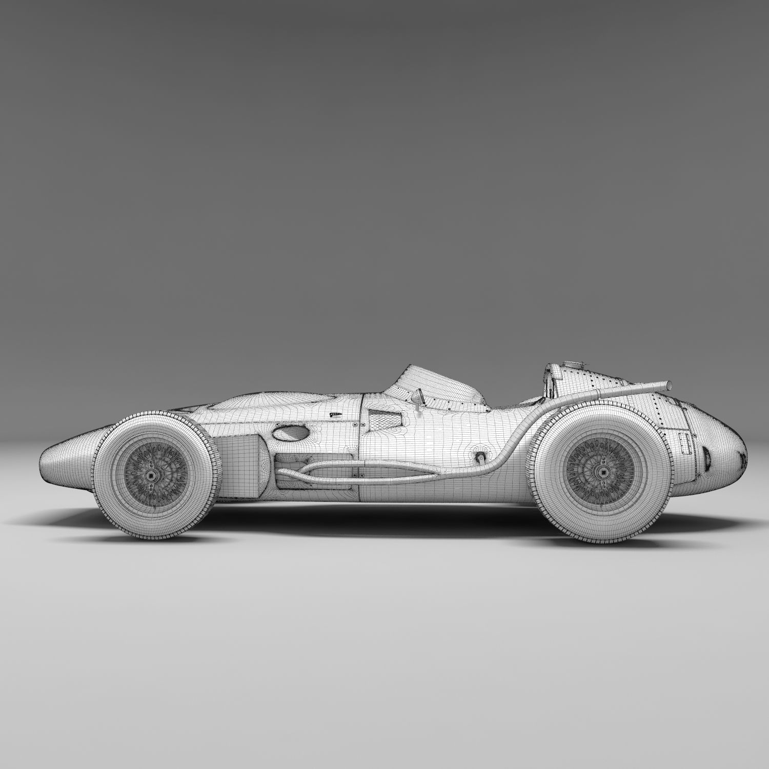 Maserati 250F 3D model_6