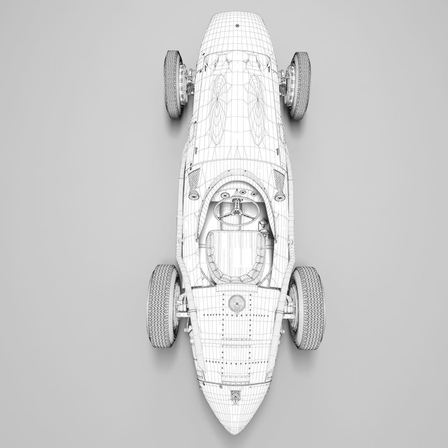 Maserati 250F 3D model_11