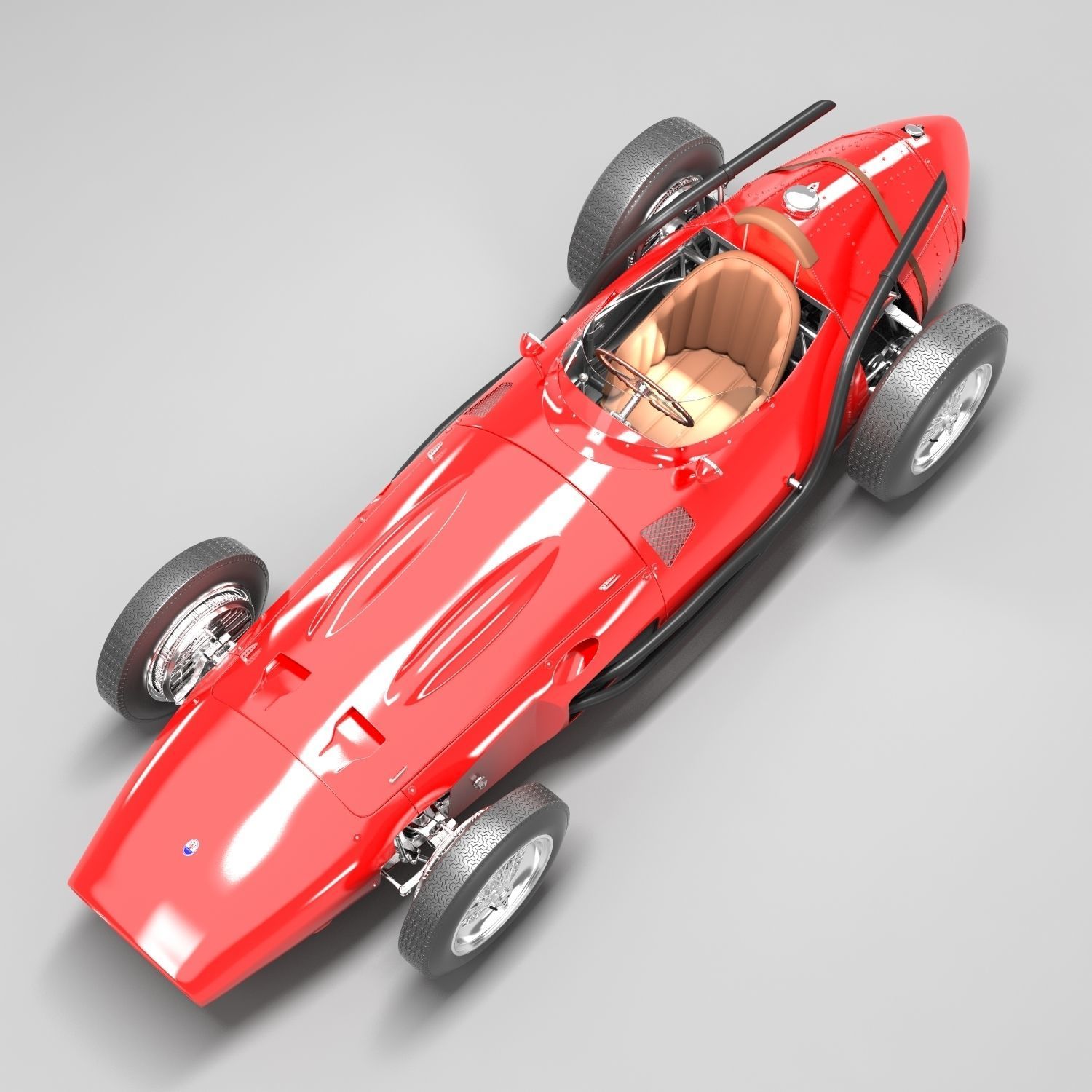 Maserati 250F 3D model_1