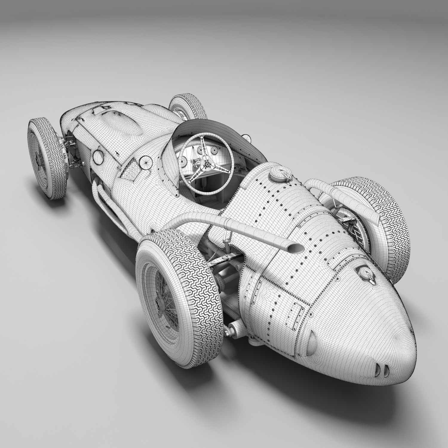 Maserati 250F 3D model_8