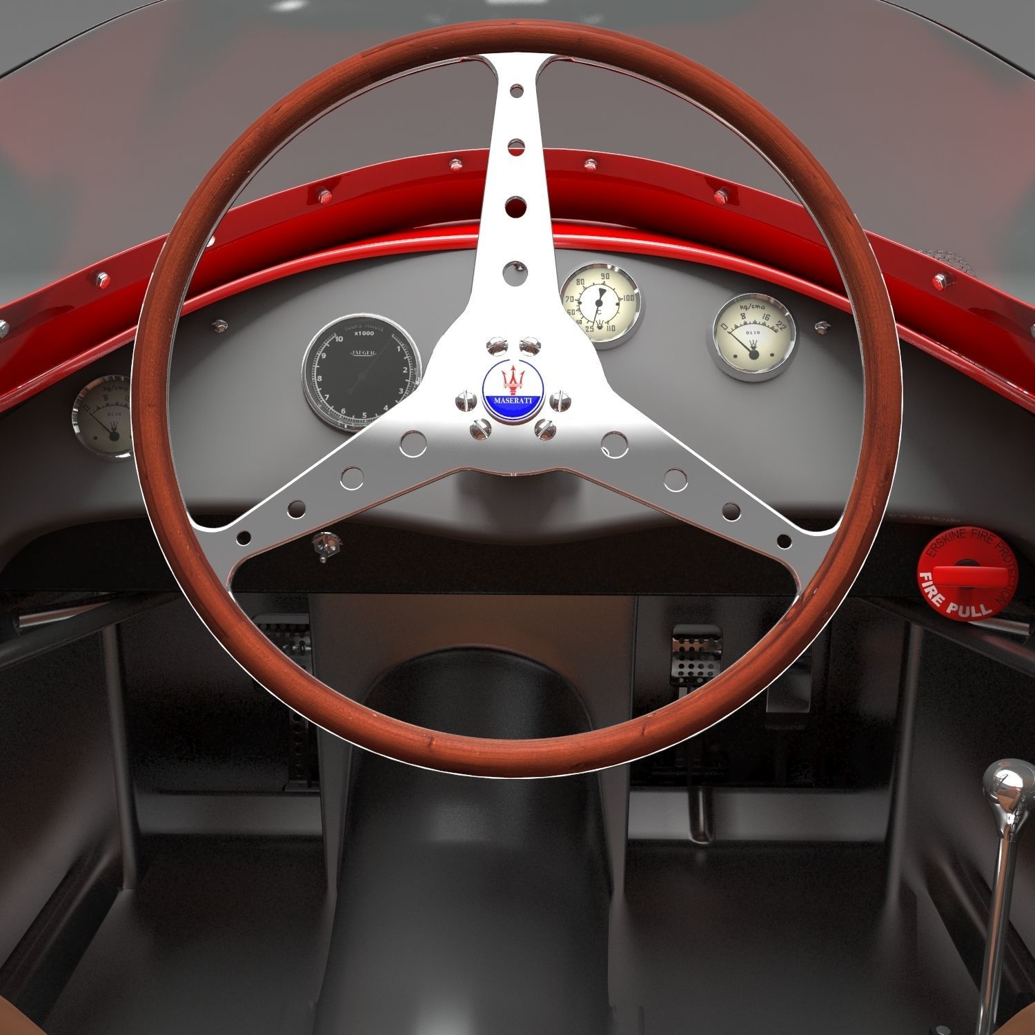 Maserati 250F 3D model_4