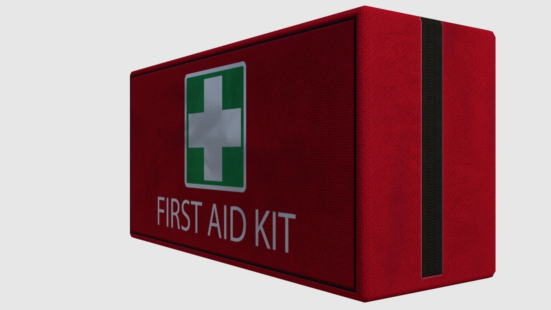 First Aid Kit - Game Ready Low-poly 3D model_2