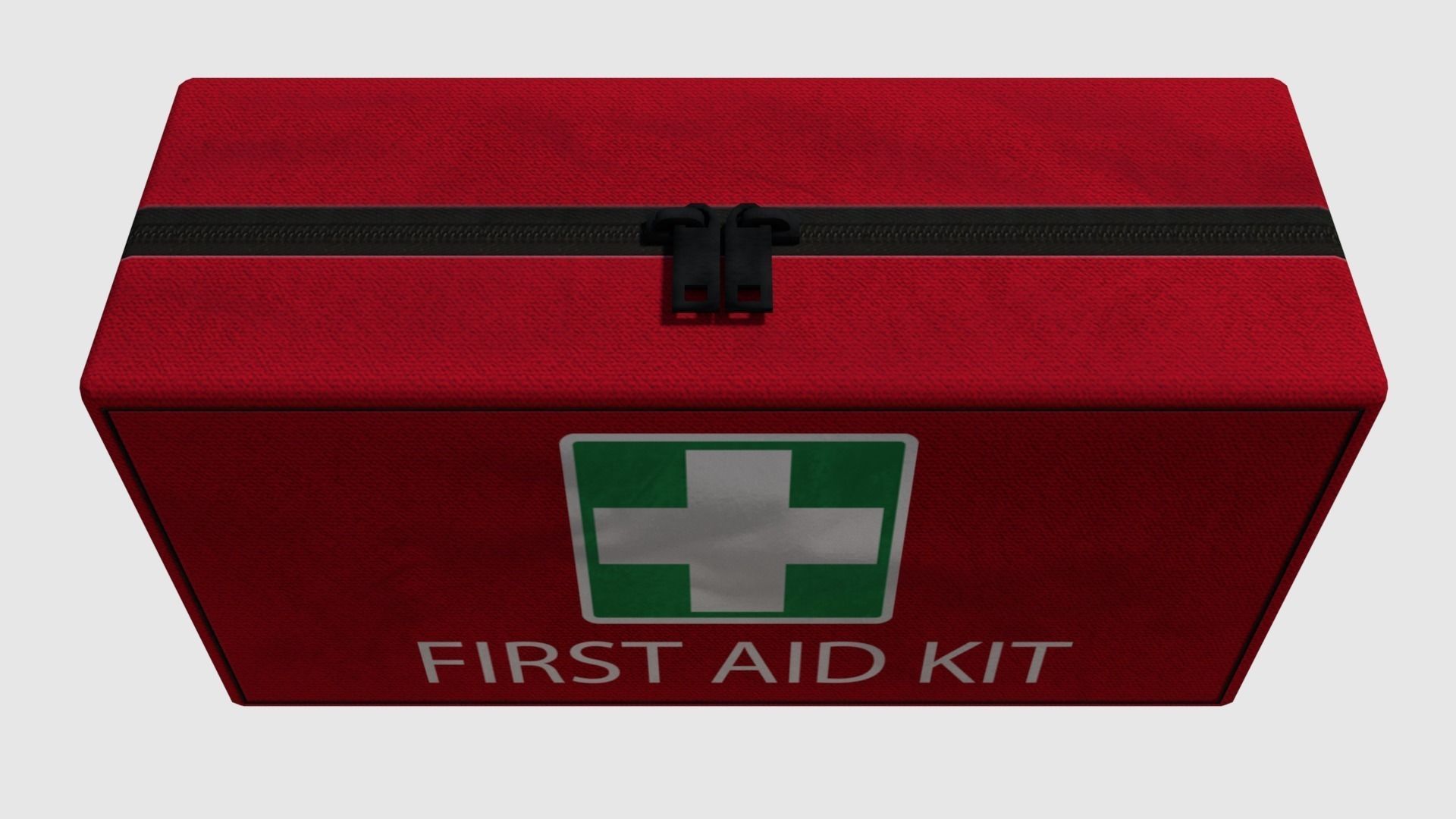 First Aid Kit - Game Ready Low-poly 3D model_3