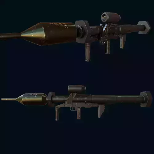Panzerfaust 3 PzF  Rocket Launcher Gaming weapon Model 