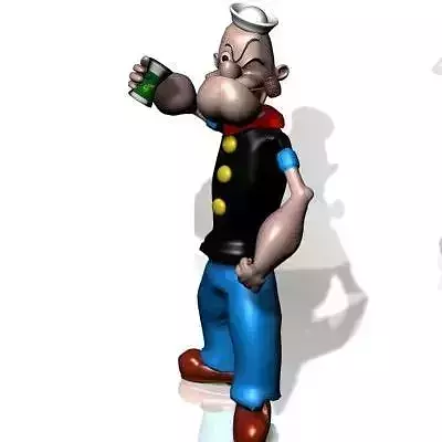Popeye sailor man 3D model