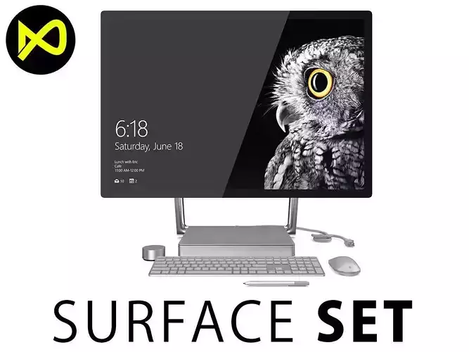 Microsoft Surface Studio 3D model