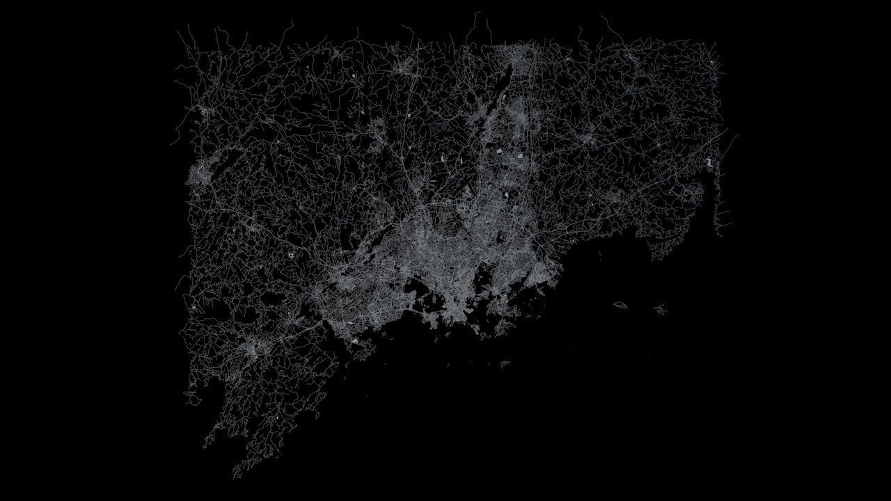 Helsinki Area Road Network and Streets 3D model_9