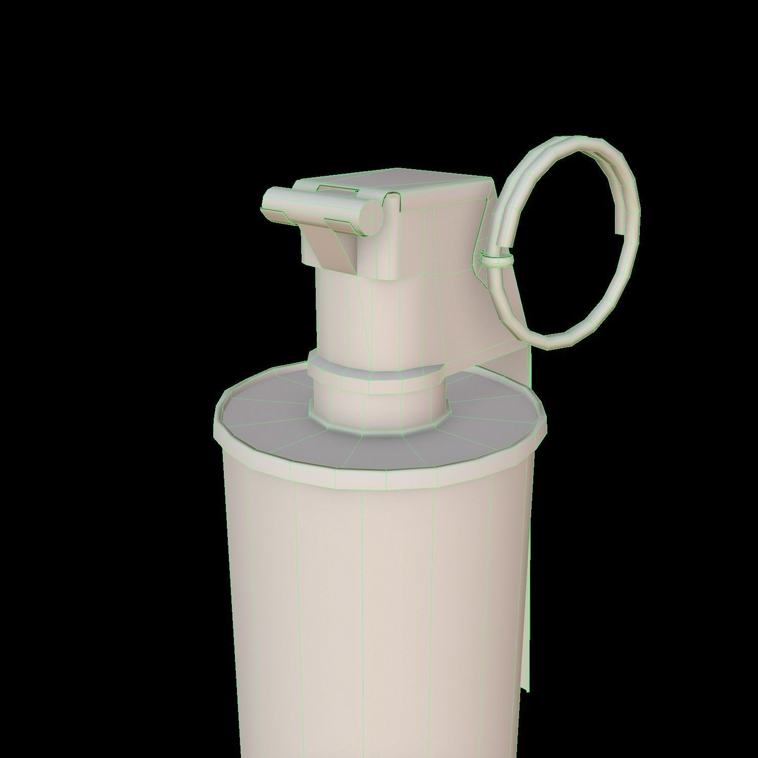 M18 hand grenade Bomb Gaming Model Low-poly 3D model_7