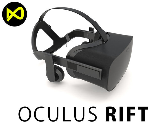 Oculus Rift Headset 3D model
