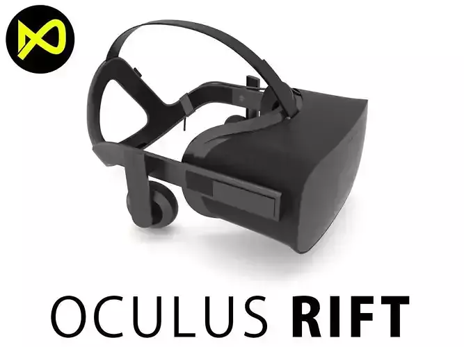 Oculus Rift Headset 3D model