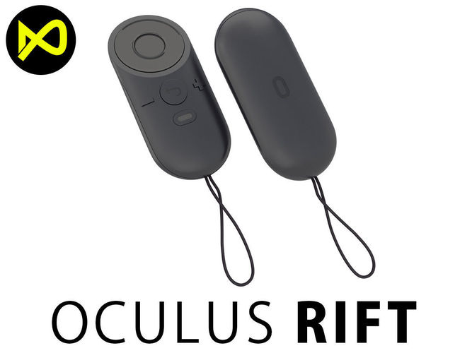Oculus Rift Remote 3D model