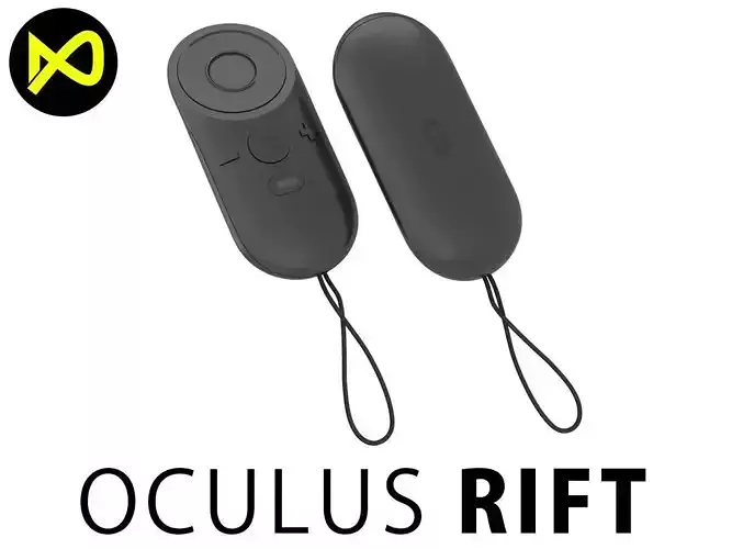Oculus Rift Remote 3D model