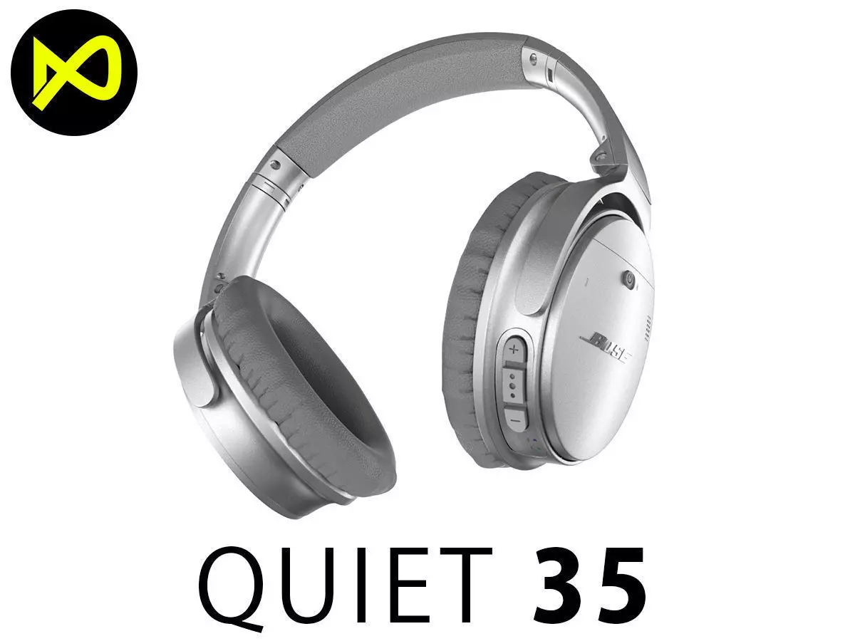 Bose QuietComfort 35 Wireless Headphones 3D model_0