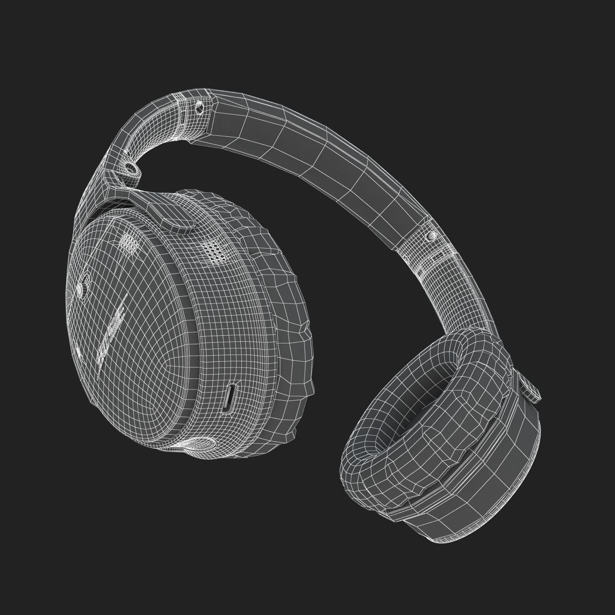 Bose QuietComfort 35 Wireless Headphones 3D model_17