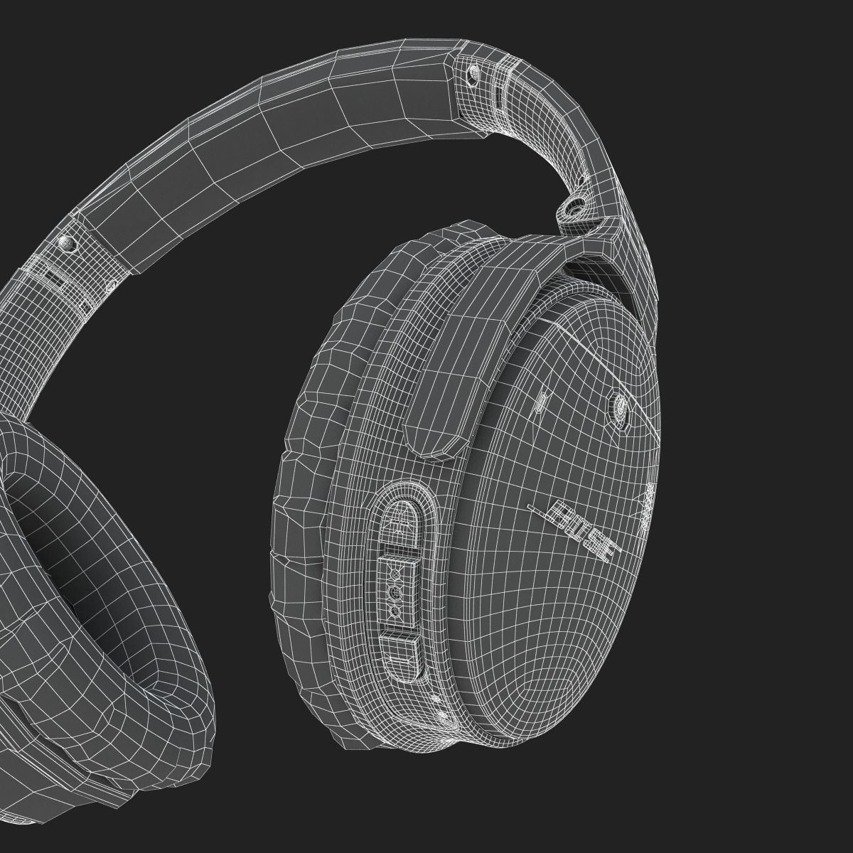 Bose QuietComfort 35 Wireless Headphones 3D model_16