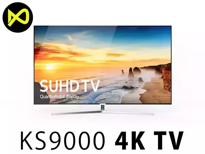 Samsung KS9000 55 Inch SUHD 4K TV 3D model