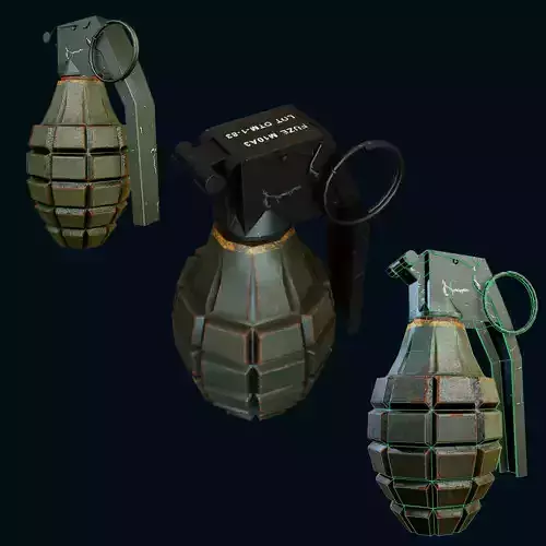 Mk2 Hand Grenade Bomb Gaming Model 