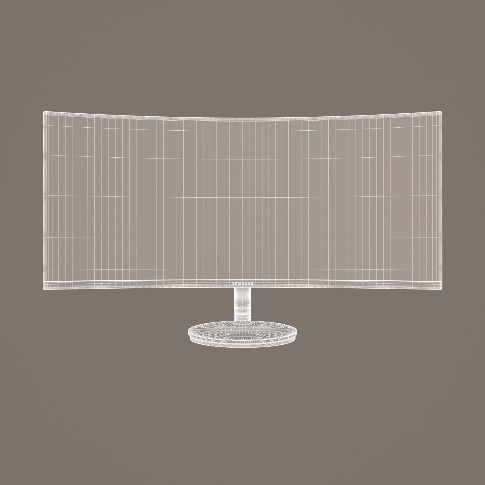 Samsung C34F791 34 inch Curverd Widescreen Monitor 3D model_12