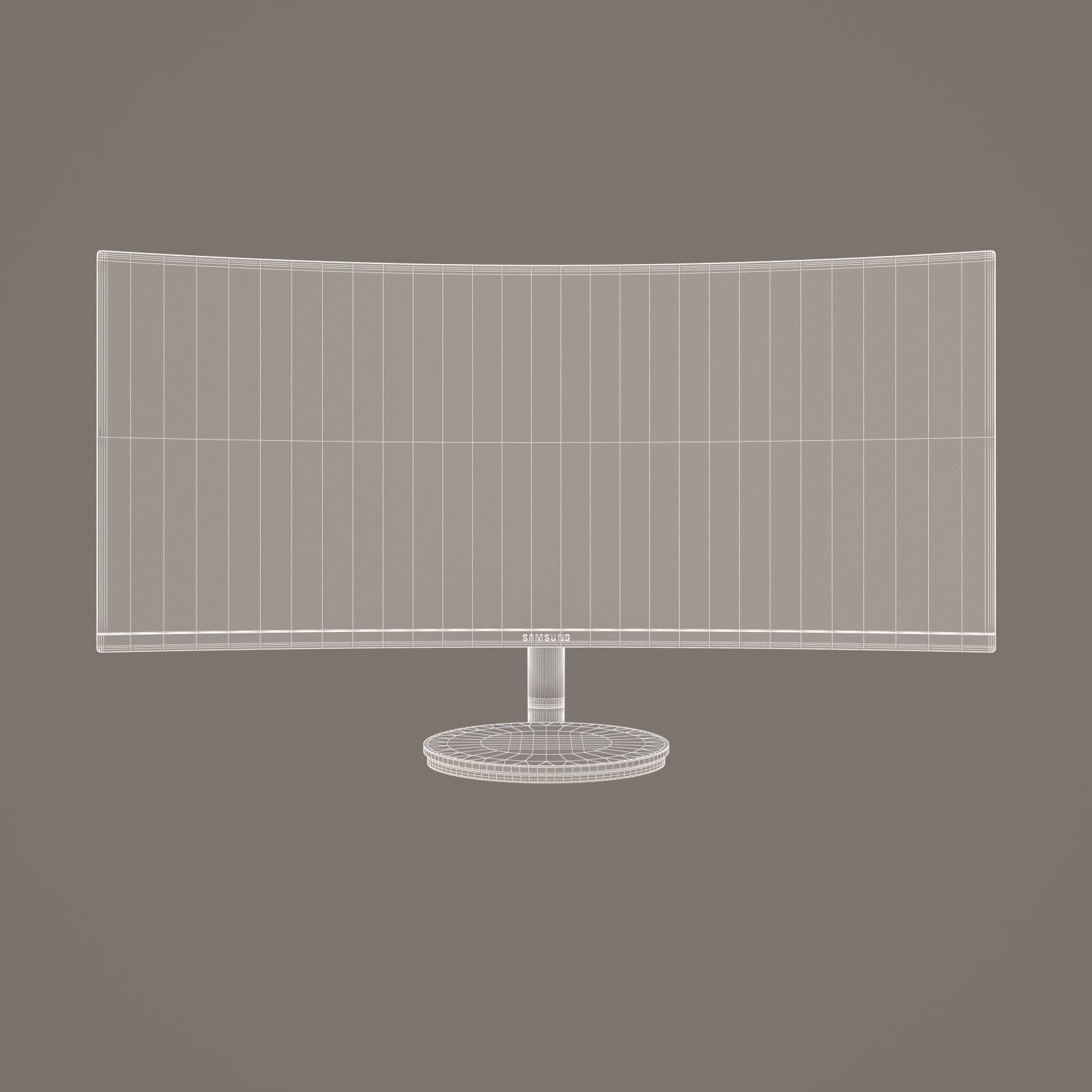 Samsung C34F791 34 inch Curverd Widescreen Monitor 3D model_11
