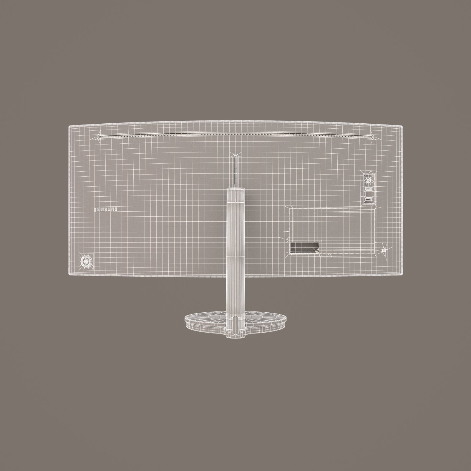 Samsung C34F791 34 inch Curverd Widescreen Monitor 3D model_13