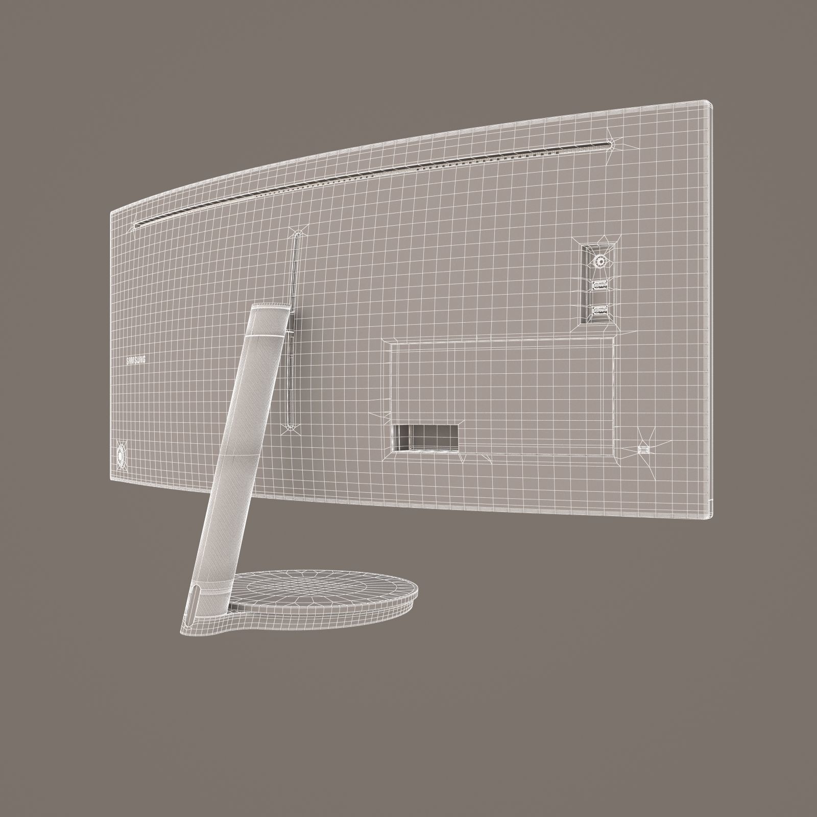 Samsung C34F791 34 inch Curverd Widescreen Monitor 3D model_15