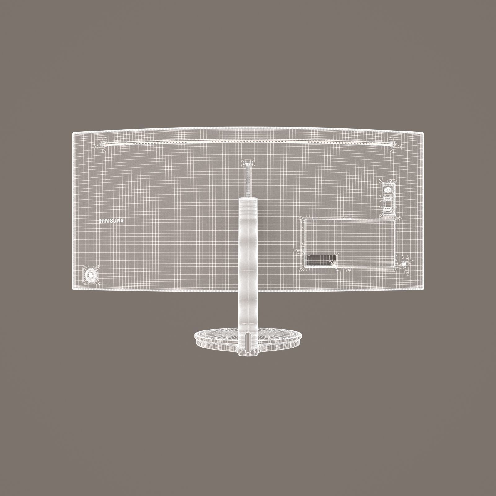 Samsung C34F791 34 inch Curverd Widescreen Monitor 3D model_14