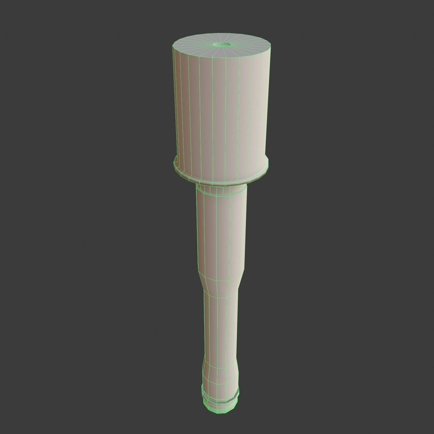 Stick Hand Grenade Bomb Gaming Model Low-poly 3D model_6