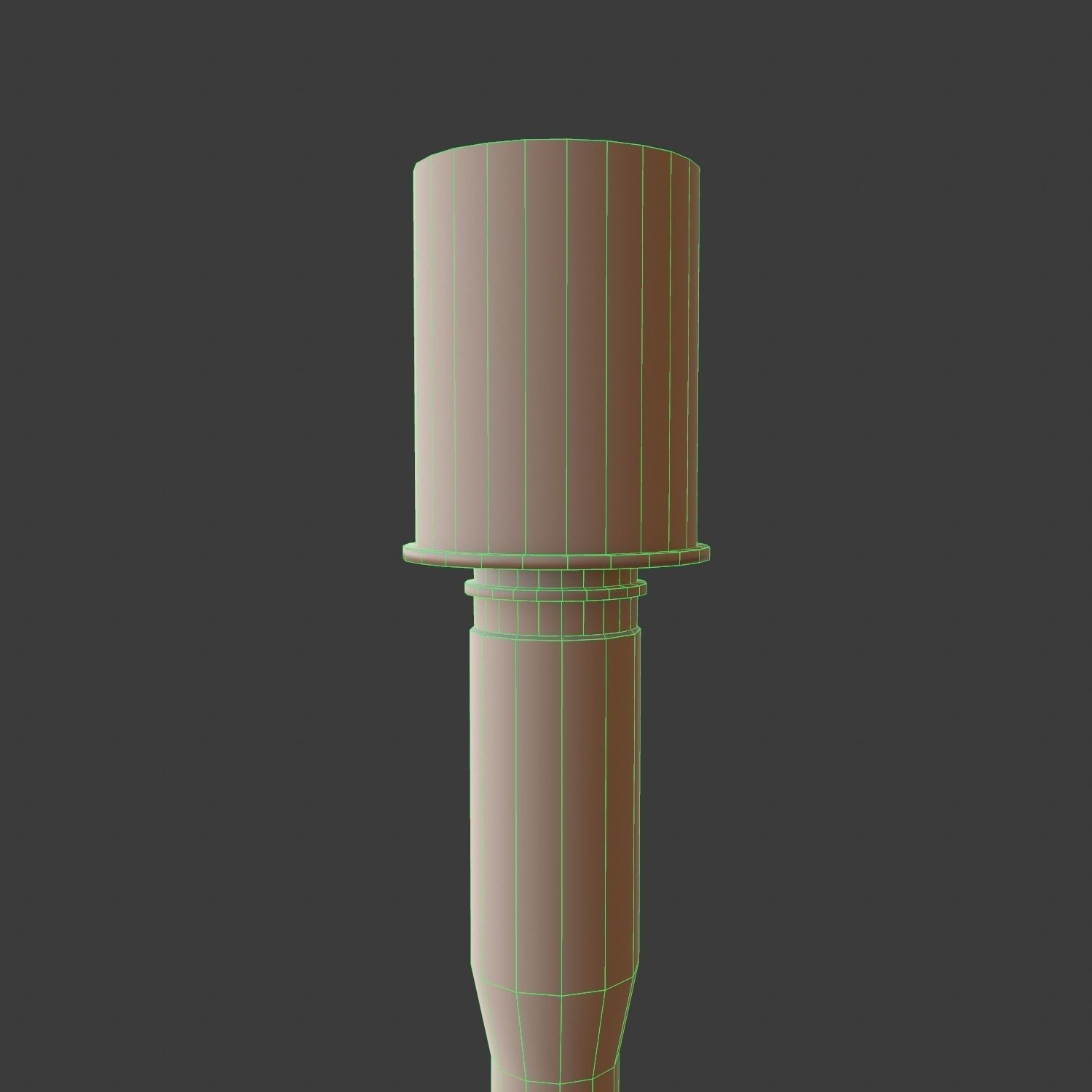 Stick Hand Grenade Bomb Gaming Model Low-poly 3D model_7