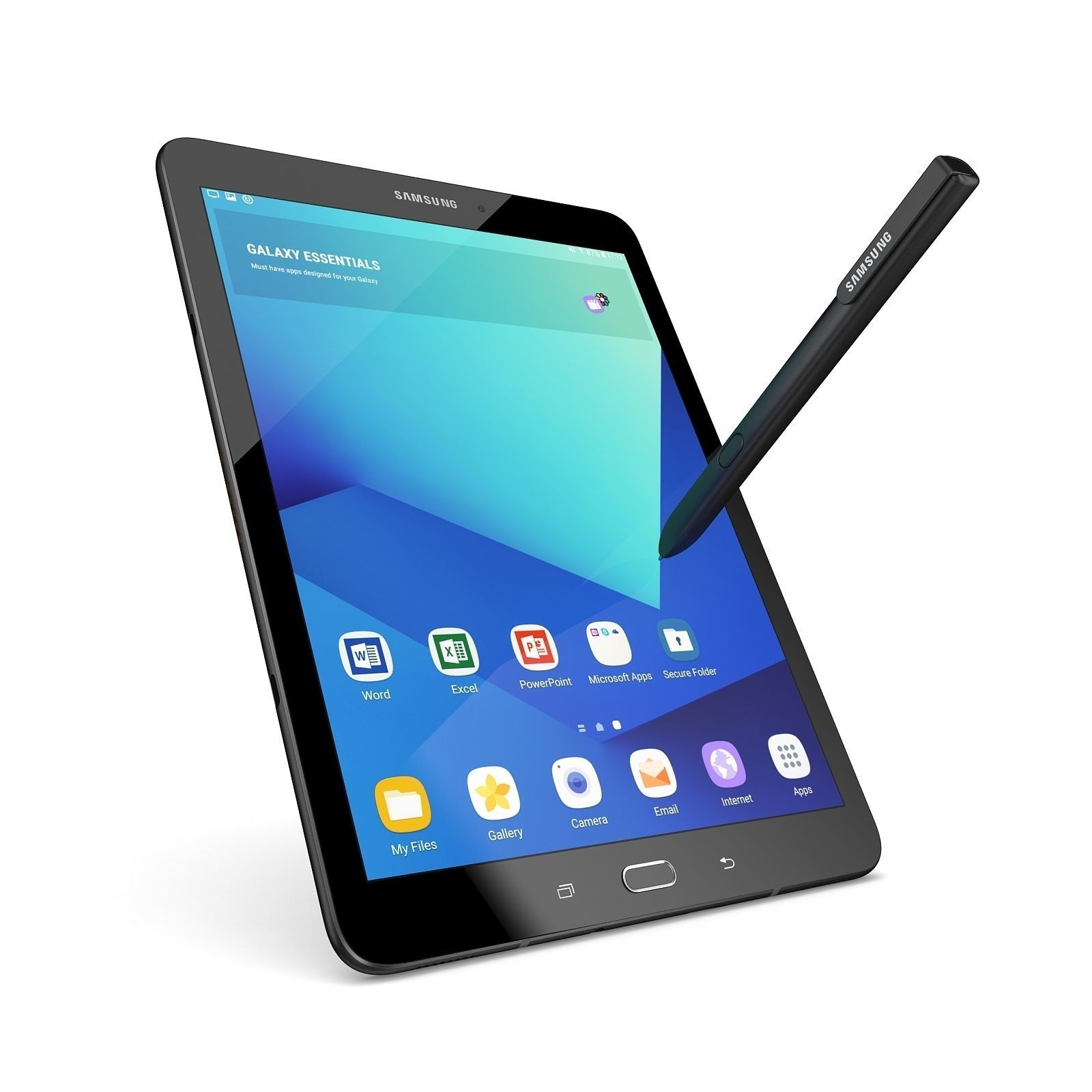 Samsung Tab S3 - New S-Pen Black 3D model_5