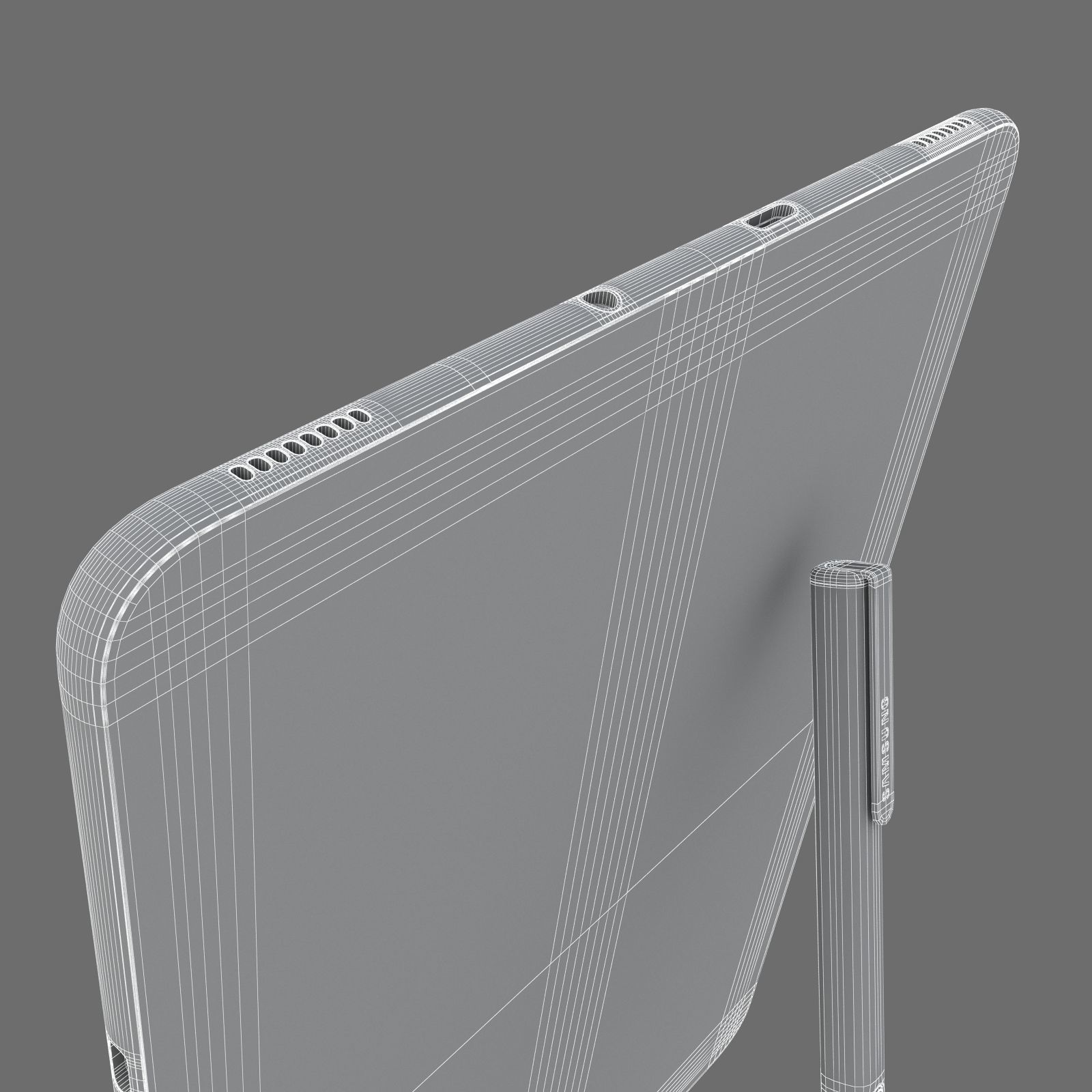 Samsung Tab S3 - New S-Pen Black 3D model_22