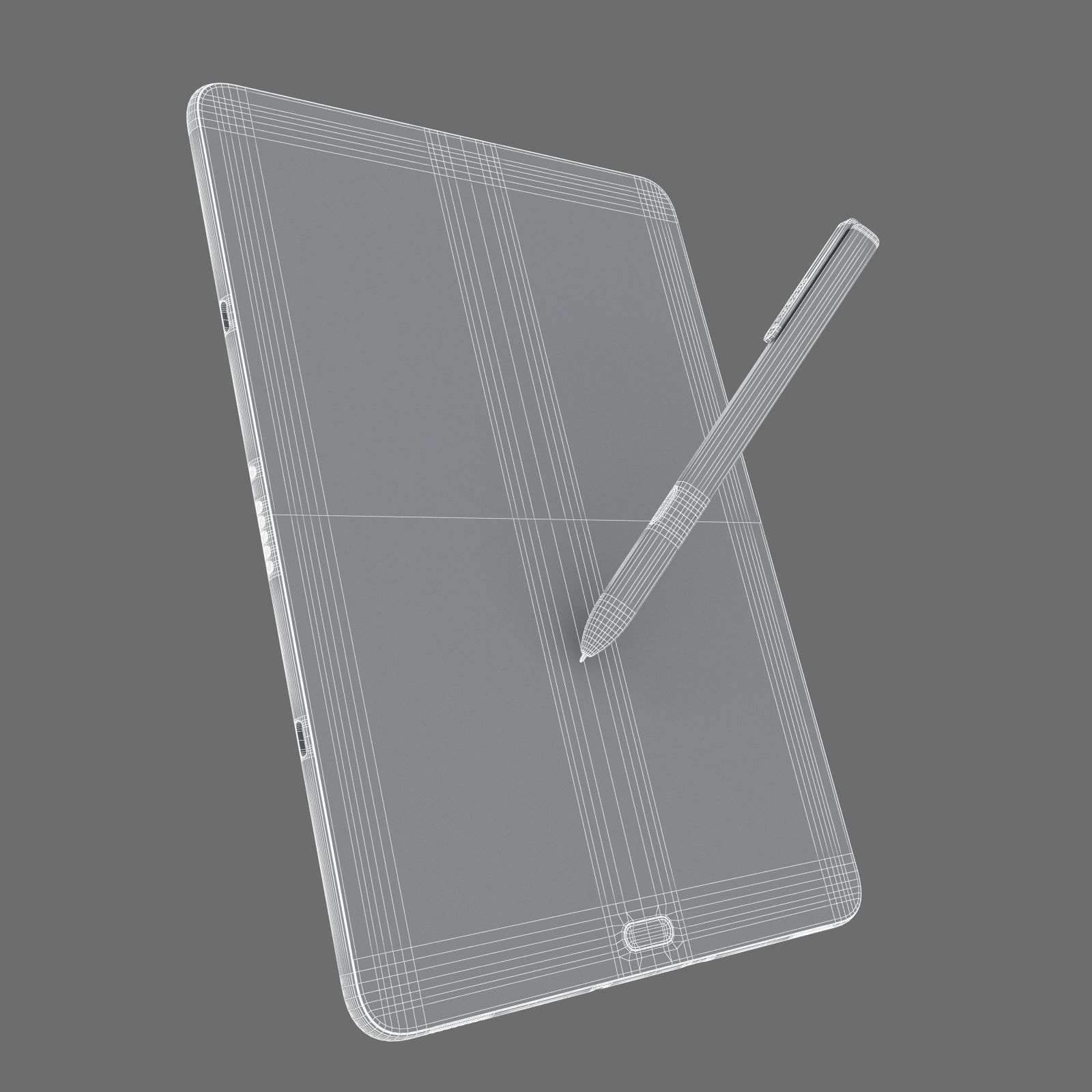 Samsung Tab S3 - New S-Pen Black 3D model_16