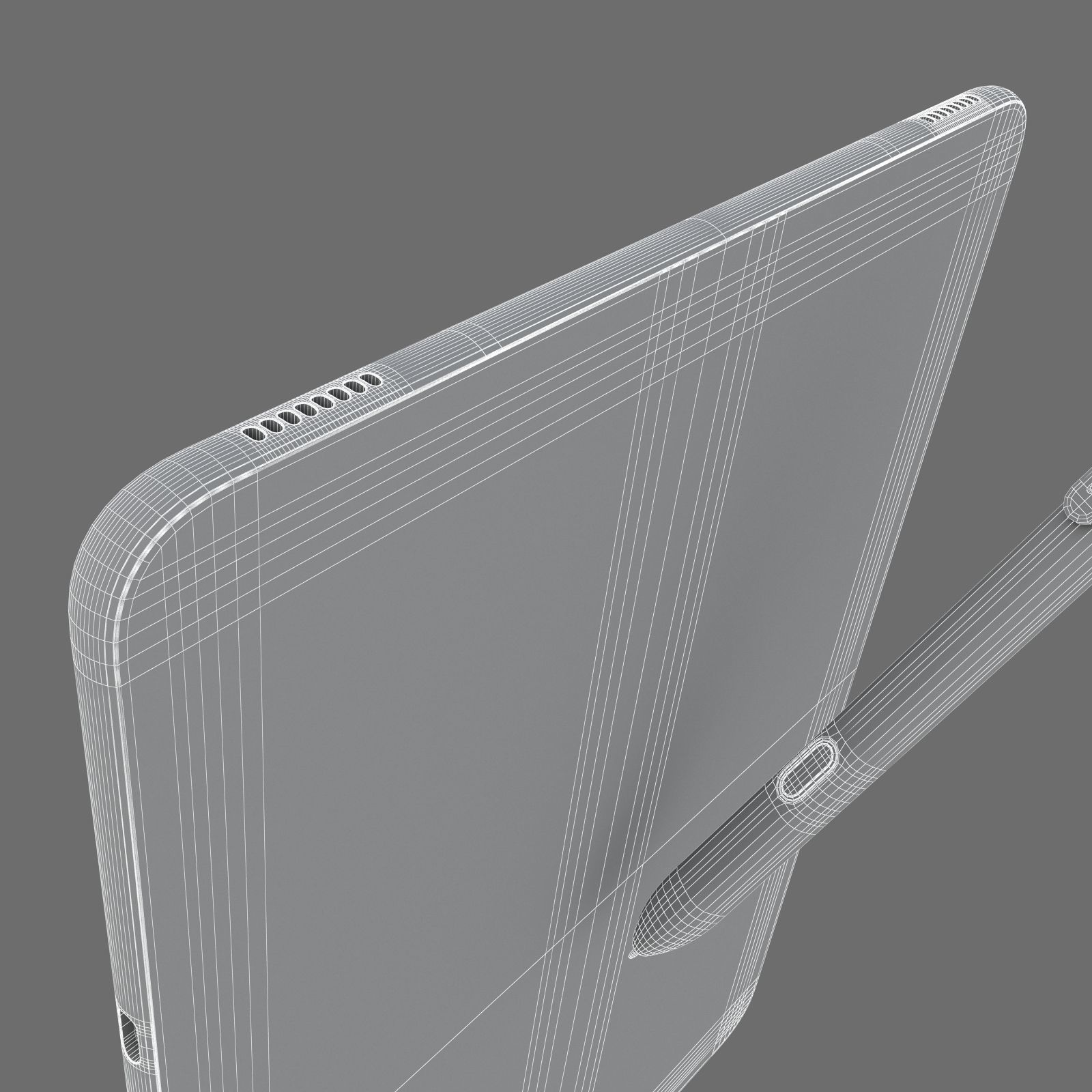 Samsung Tab S3 - New S-Pen Black 3D model_20