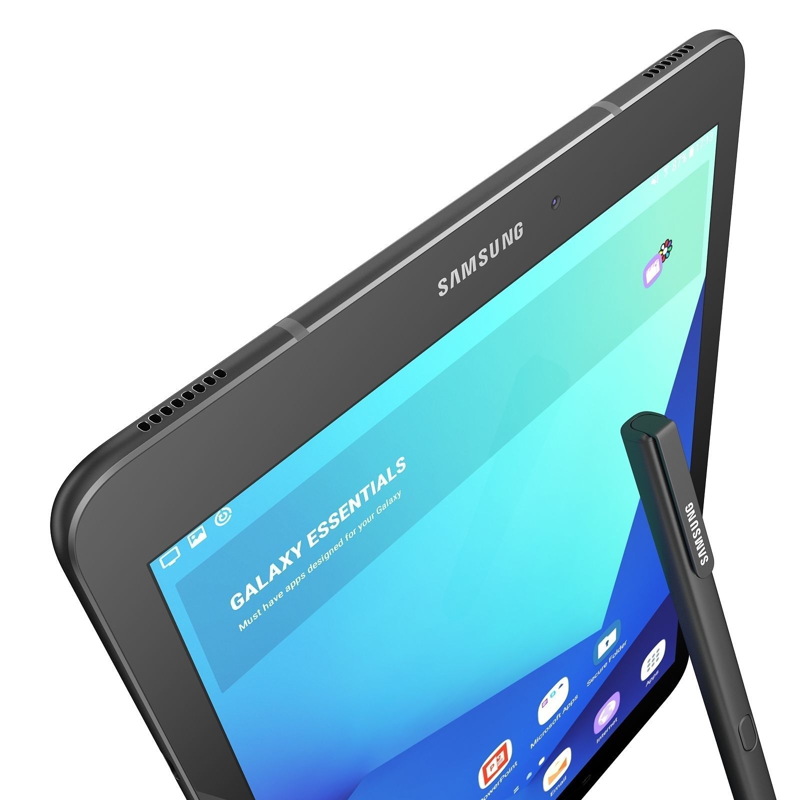 Samsung Tab S3 - New S-Pen Black 3D model_14
