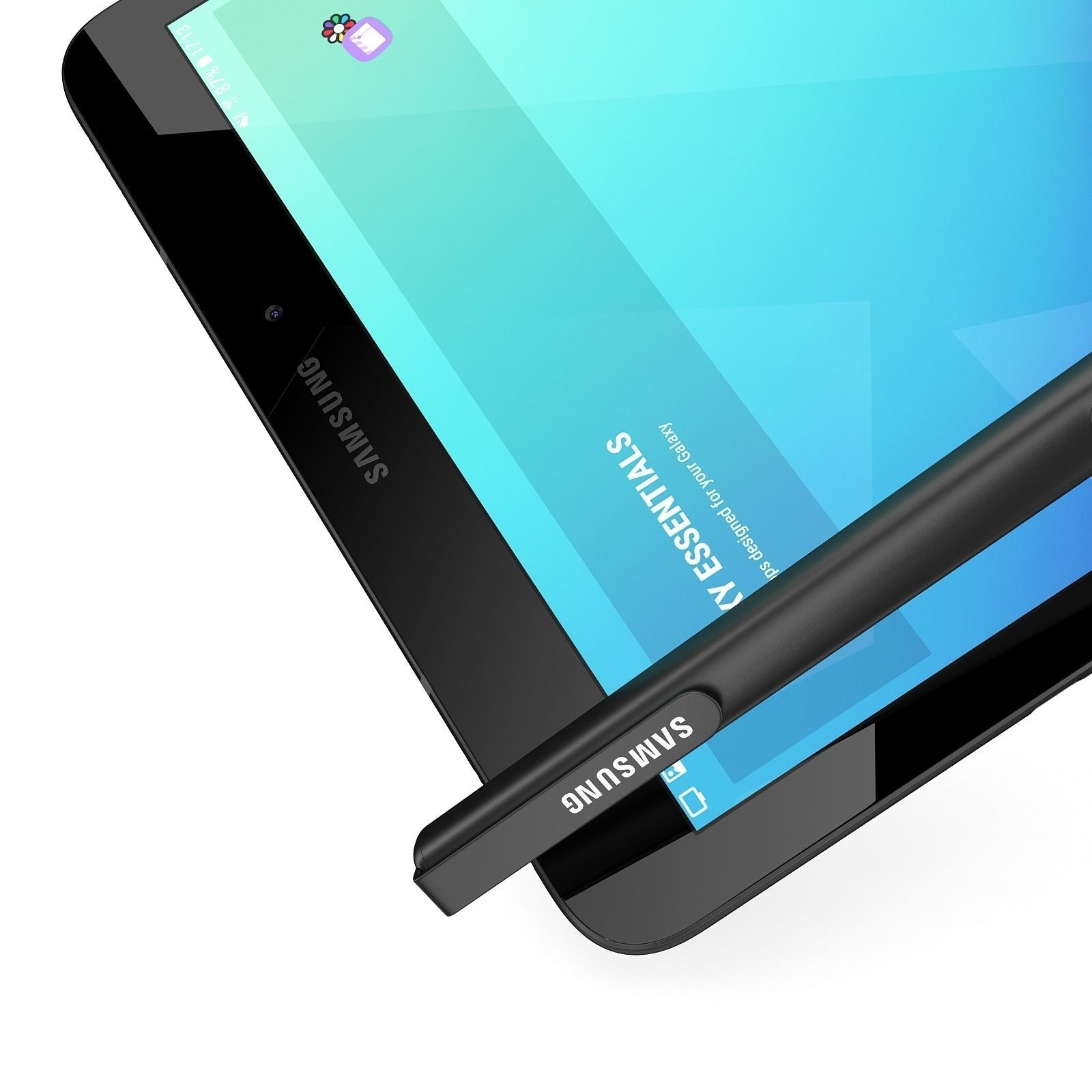 Samsung Tab S3 - New S-Pen Black 3D model_12