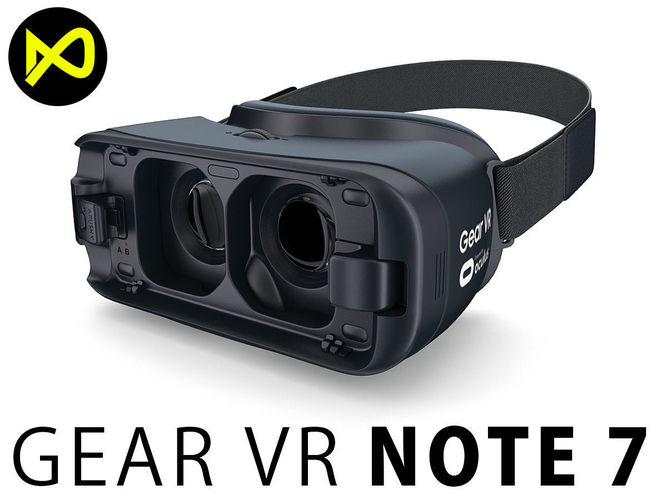 Samsung Gear VR For Galaxy Note 7 3D model