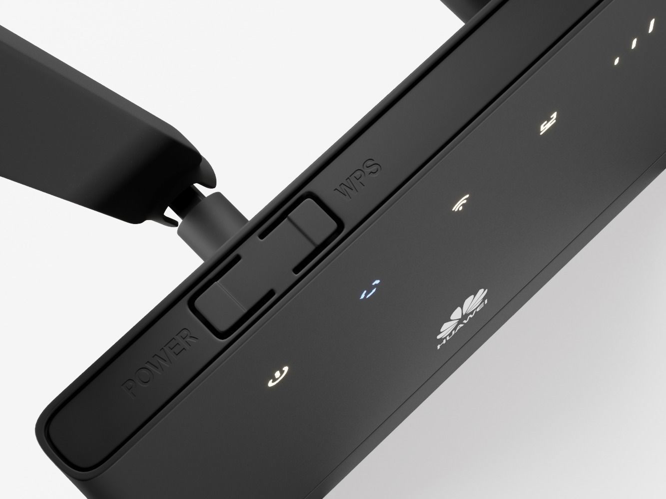 WiFi Router with Antenna - Huawei B315 3D model_5