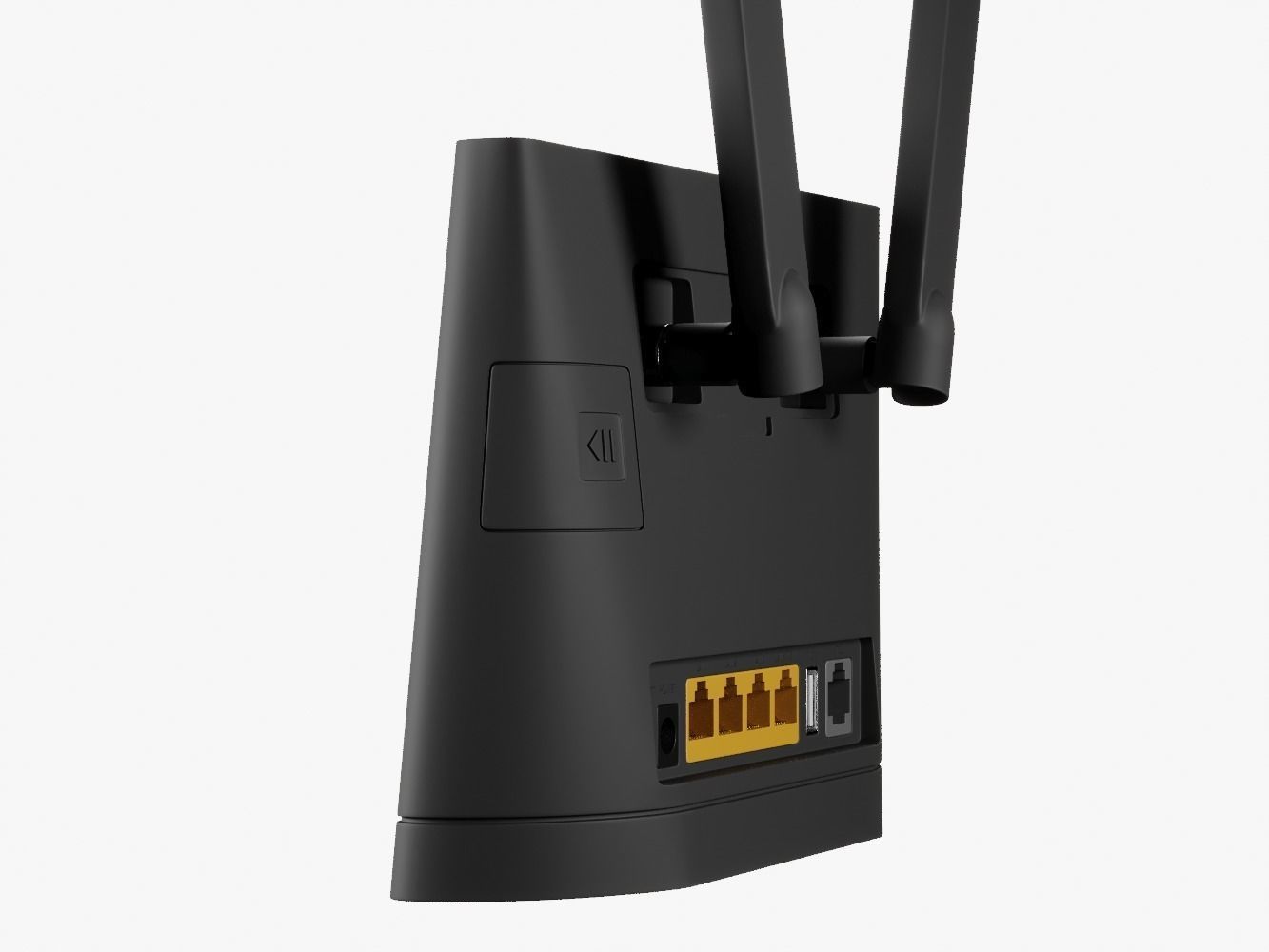 WiFi Router with Antenna - Huawei B315 3D model_3