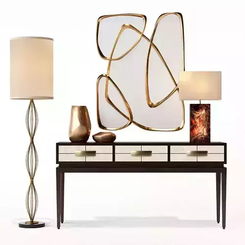 Allegro Three-Drawer Console Table