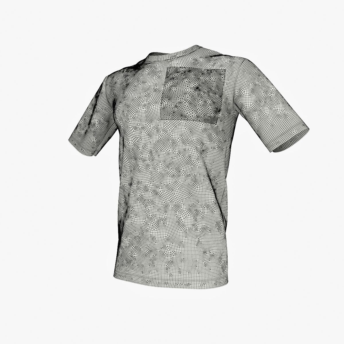 T-shirt with Your Logo 3D model_15