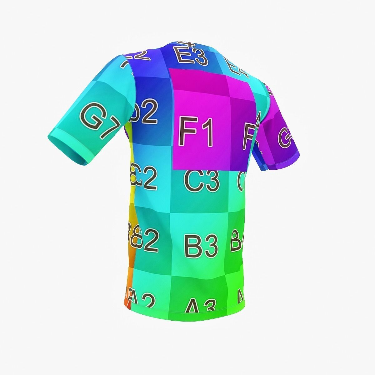 T-shirt with Your Logo 3D model_17