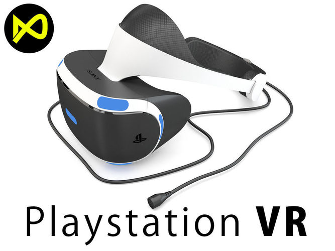 Sony Playstation VR 2016 Headset 3D model