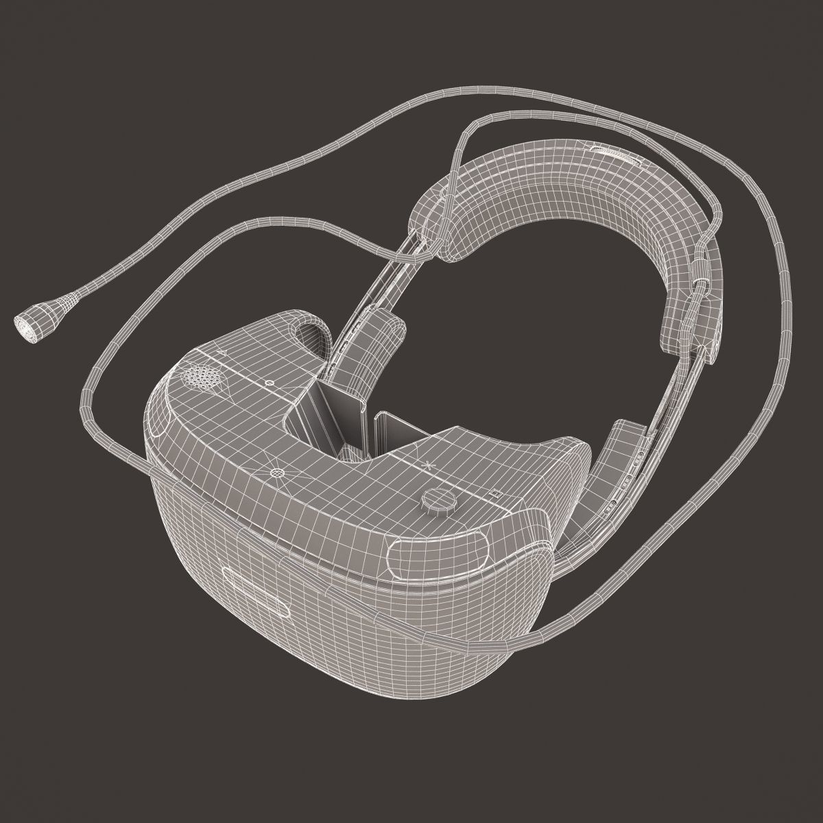 Sony Playstation VR 2016 Headset 3D model_14
