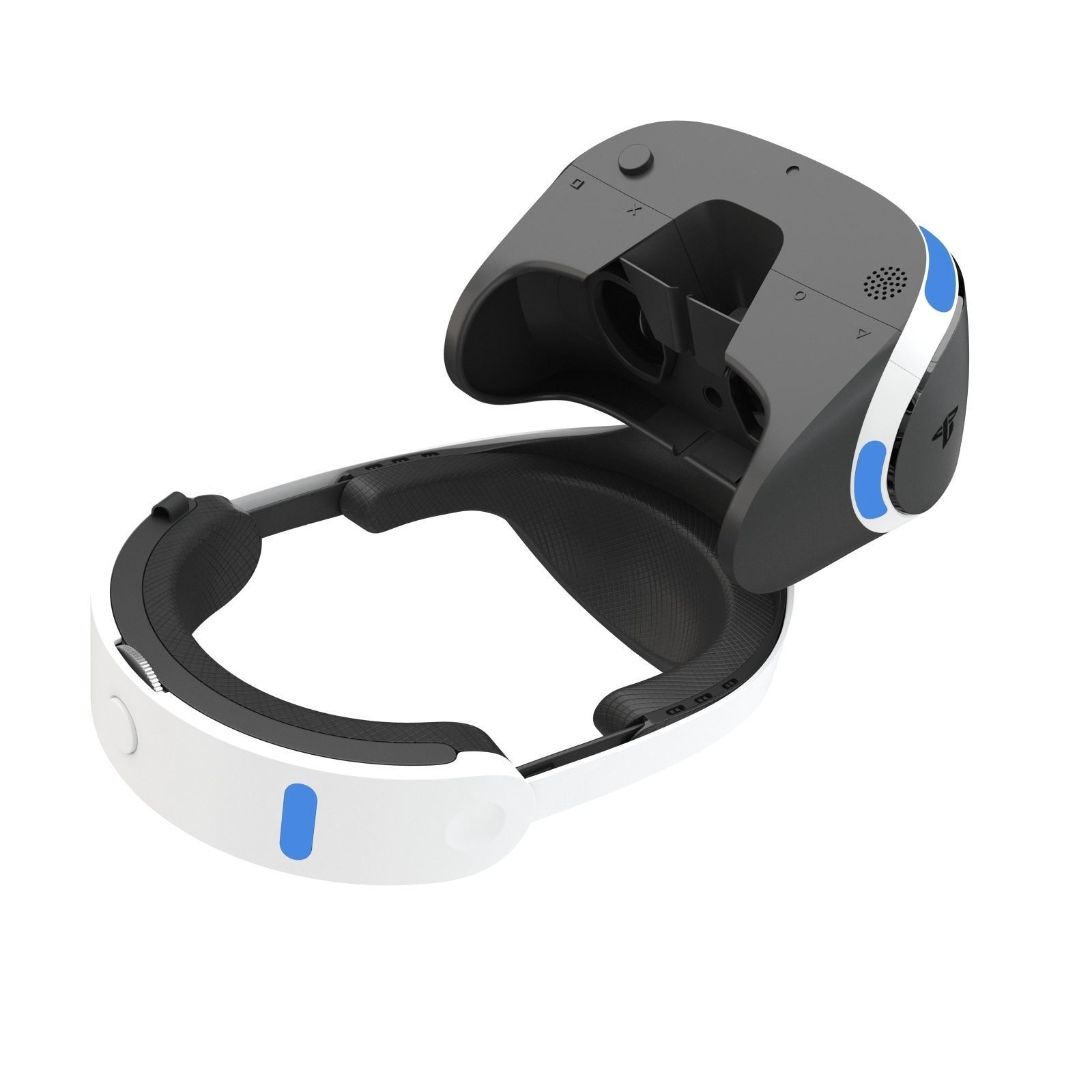 Sony Playstation VR 2016 Headset 3D model_7